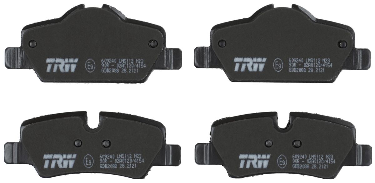 Pastillas de freno de disco TRW GDB2088