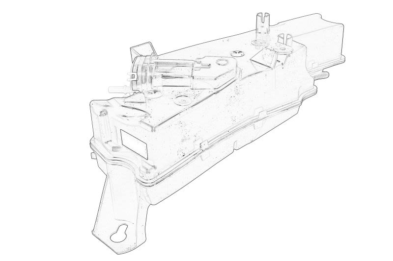 Depósito de fluido del filtro de hollín OE PEUGEOT 1613704480 para Citroen C3 II