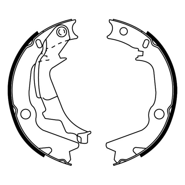 Juego de balatas de freno ABE C00526ABE para Hyundai I10 I