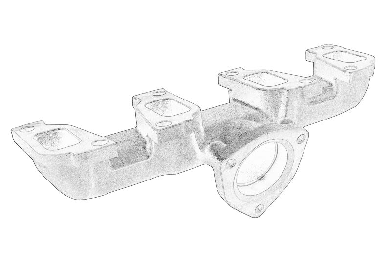 Colector de escape OE PERKINS 3778E441-PER para Landini 80