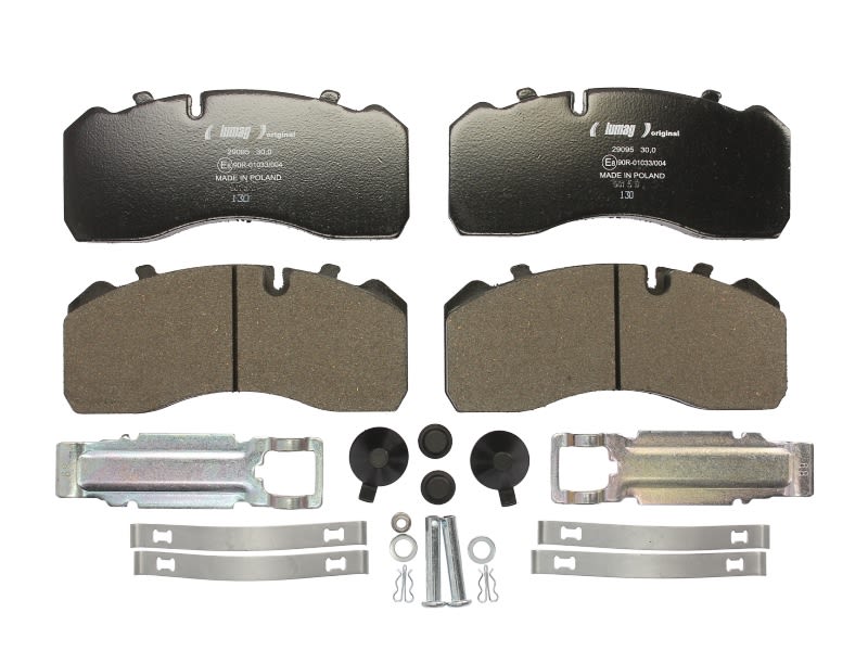 Pastillas de freno de disco LUMAG 29095 00 901 10 para Mercedes-Benz Atego