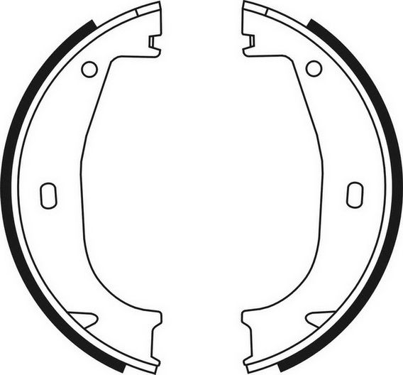 Balatas de freno de estacionamiento ABE CRB001ABE para BMW Serie 3 (E36) 1990-2000