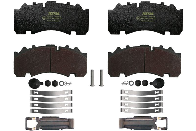 Pastillas de freno de disco TEXTAR 29307 300 1 4 T3030 para DAF CF MX-11220-PX-7239