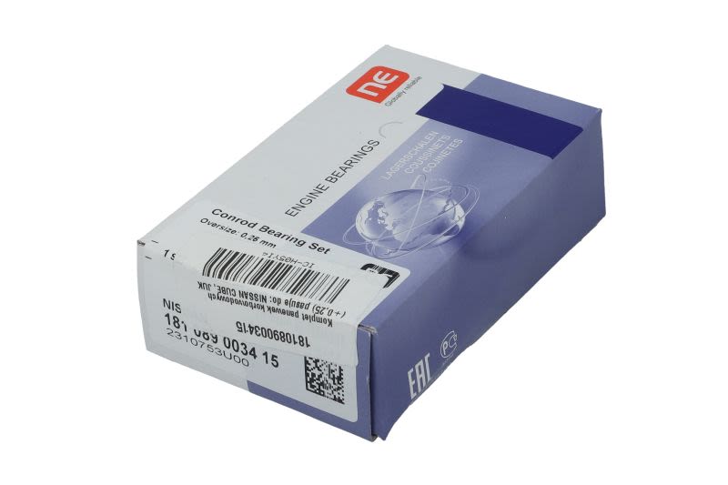 Juego de metales de biela NE 181089003415 para Nissan Tiida 1.6/1.6H/1.6LPG