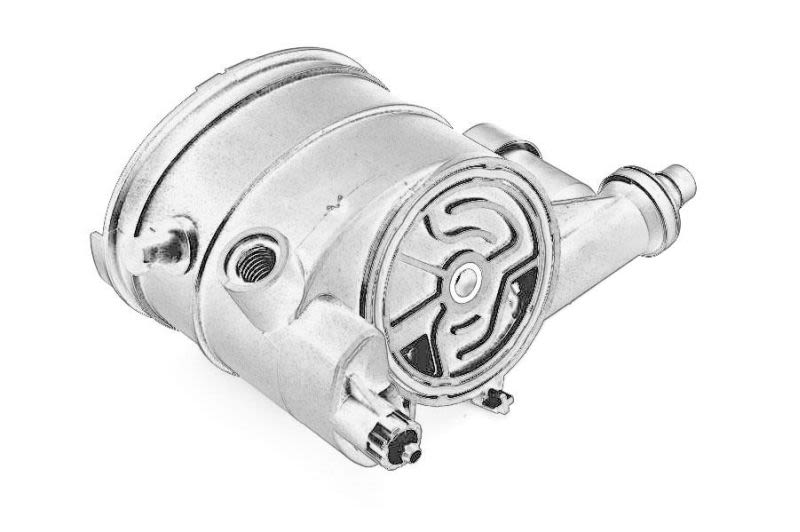 Carcasa de filtro de combustible OE PEUGEOT 191144 para Peugeot 206
