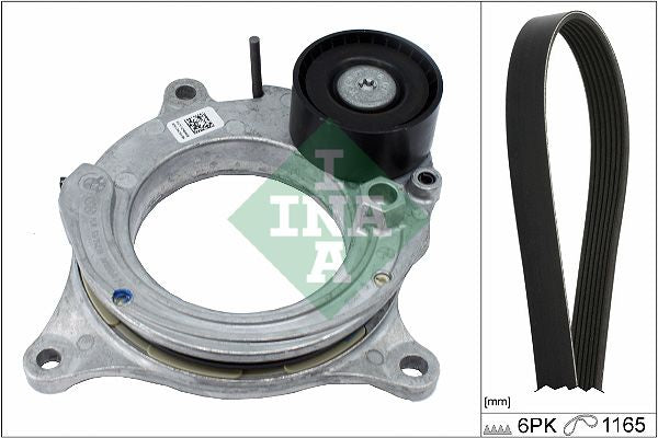 Juego de correa multinervada INA 529 0488 10 para BMW Serie 1 (F20) 2011-2019