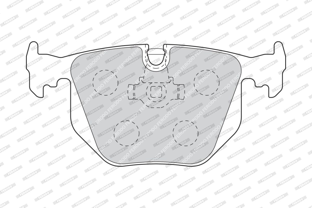 Pastillas de freno de disco FERODO FDB1483 para BMW Serie 3 (E46) 1997-2006