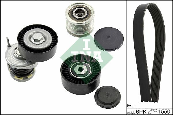 Juego de correa multinervada INA 529 0586 20 para Volkswagen Amarok