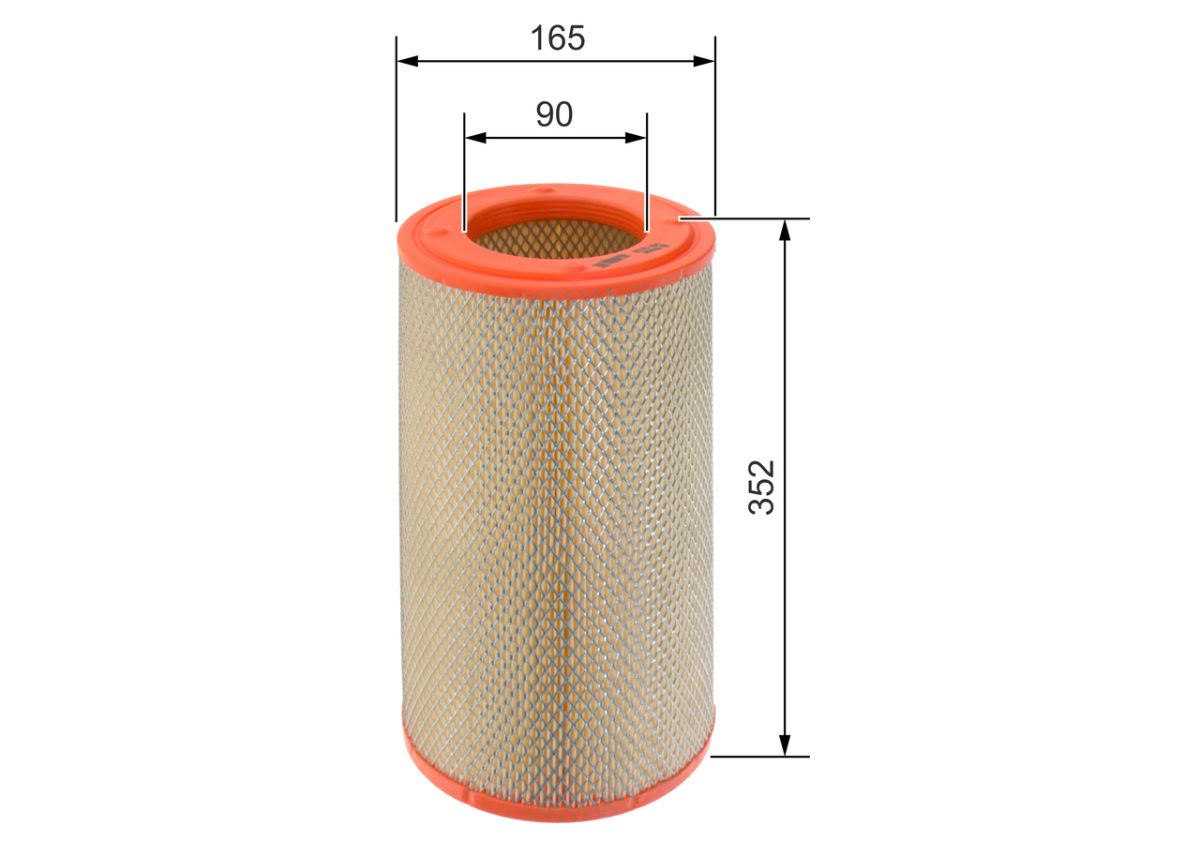 Filtro de aire BOSCH 1 457 433 332 para Case IH 70