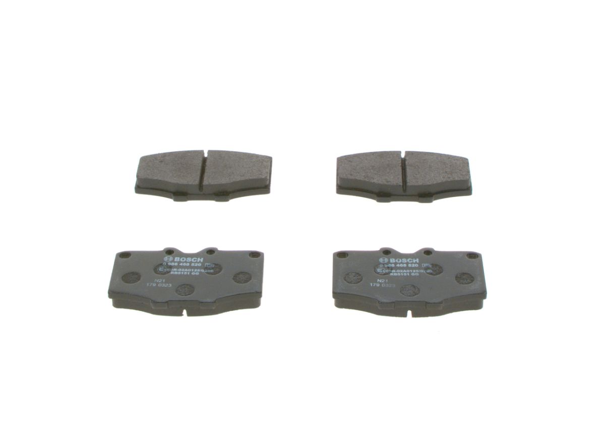 Pastillas de freno de disco BOSCH 0 986 468 520 para Toyota Hilux IV