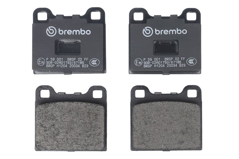 Pastillas de freno de disco BREMBO P 59 001 para Mercedes-Benz /8 (W114) 1968-1976