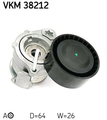 Palanca tensora de correa multicanal SKF VKM 38212 para BMW Serie 1 (E81) 2006-2011
