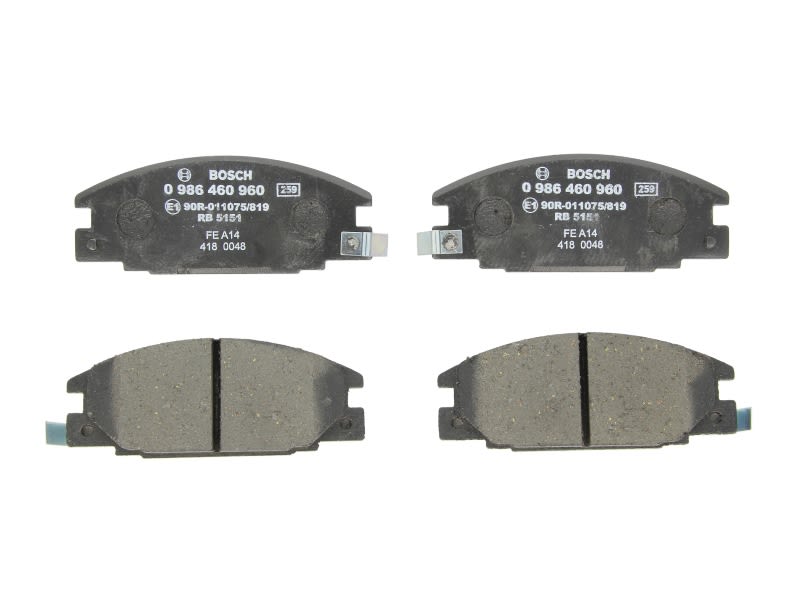 Pastillas de freno de disco BOSCH 0 986 460 960 para Isuzu KB