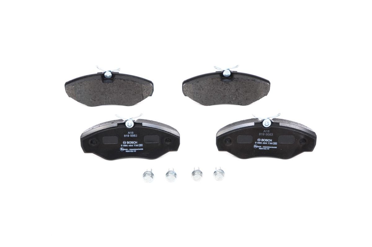 Pastillas de freno de disco BOSCH 0 986 494 730 para Renault Trafic II