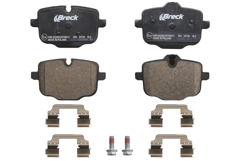 Pastillas de freno de disco BRECK 24704 00 554 00 para BMW Serie 5 (F10) 2010-2016