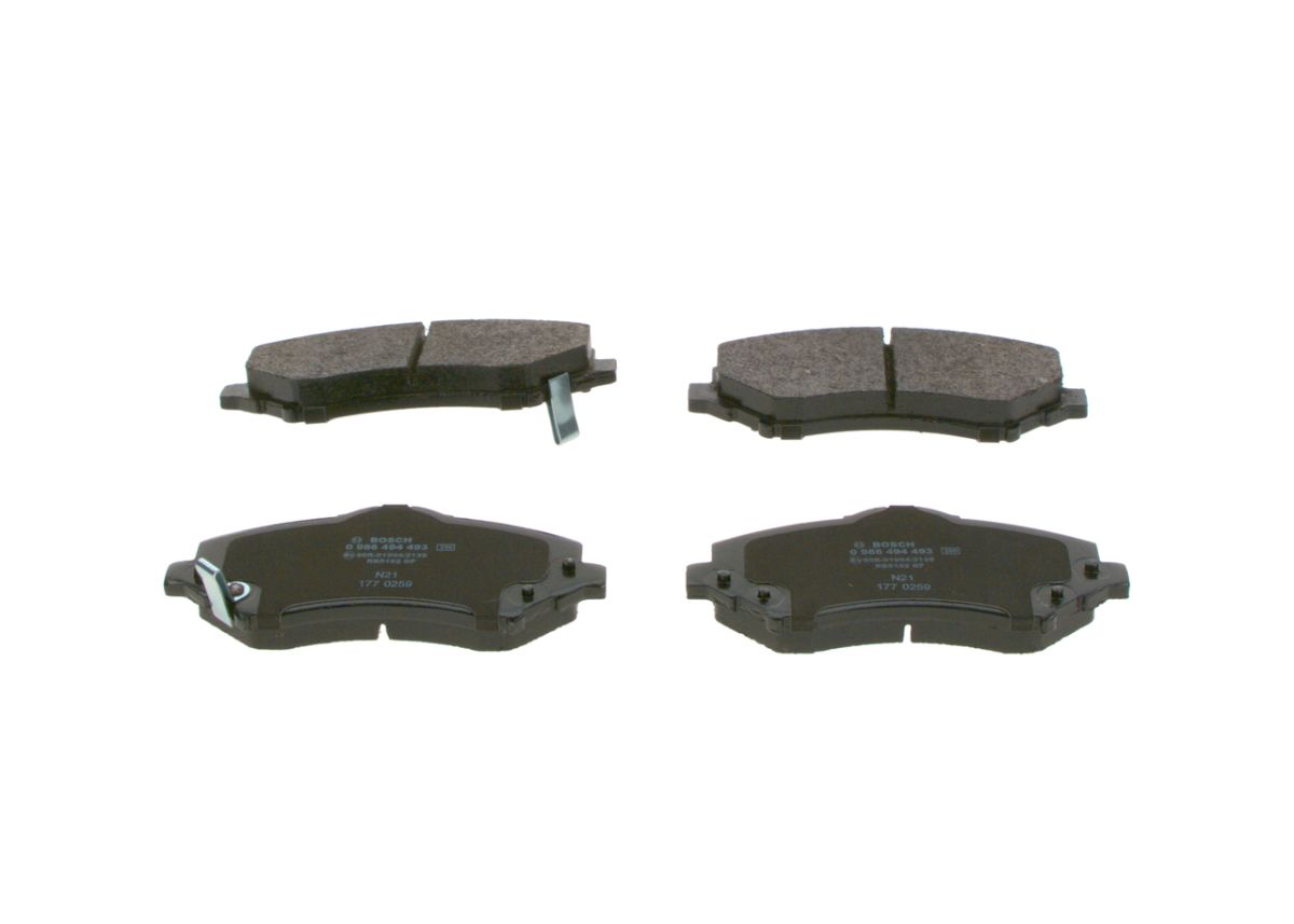 Pastillas de freno de disco BOSCH 0 986 494 493 para Volkswagen Routan