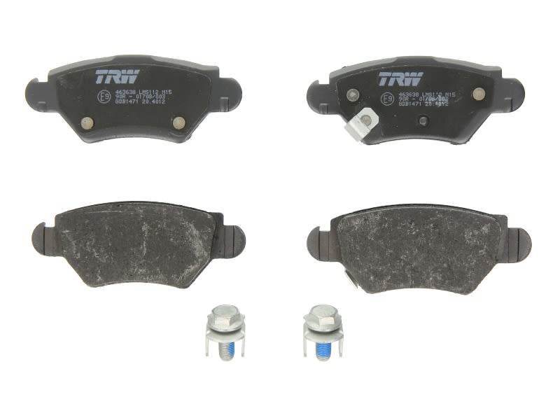 Pastillas de freno de disco TRW GDB1471 para Opel Corsa C