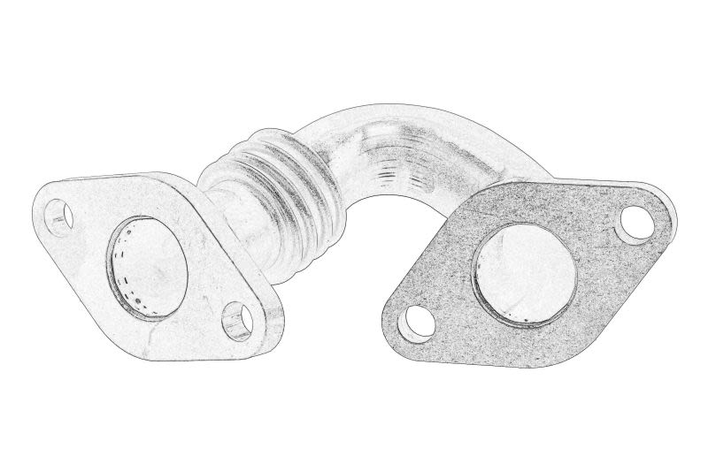 Tubería de aire de carga OE VW 03G 131 521AM para Volkswagen Golf V
