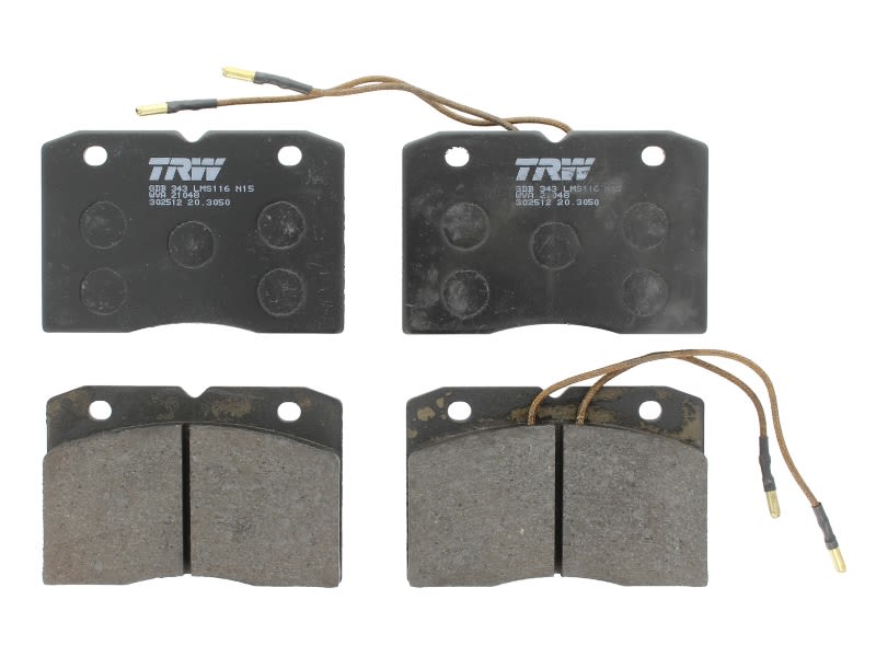 Pastillas de freno de disco TRW GDB343 para Iveco Daily I