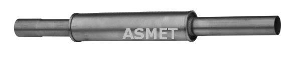 Silenciador central ASMET 03.068 para Volkswagen Golf II