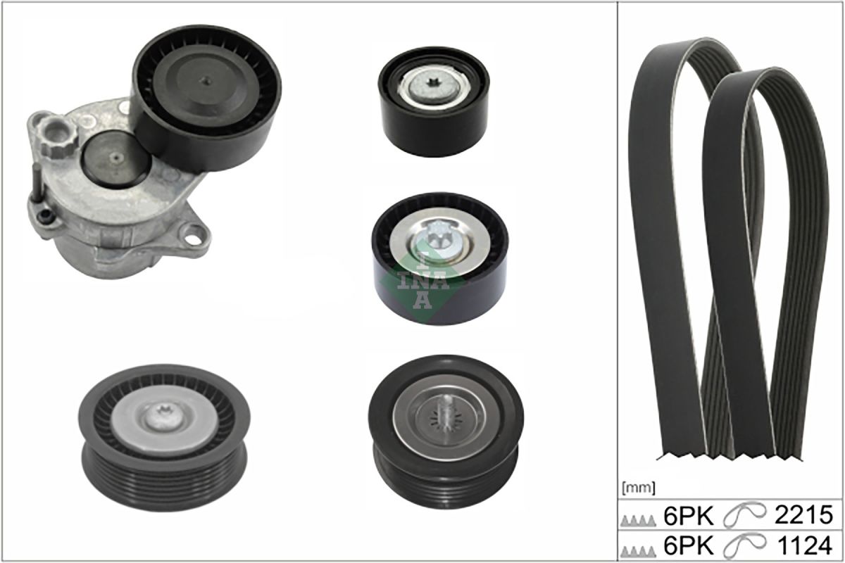 Juego de correa multinervada INA 529 0589 10 para Mercedes-Benz Sprinter 3-T (B907) 2018-