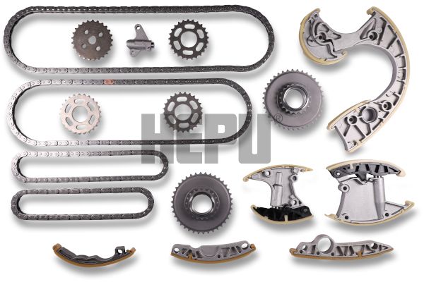 Kit de cadena de distribución HEPU 21-0558 para Audi A4 B7
