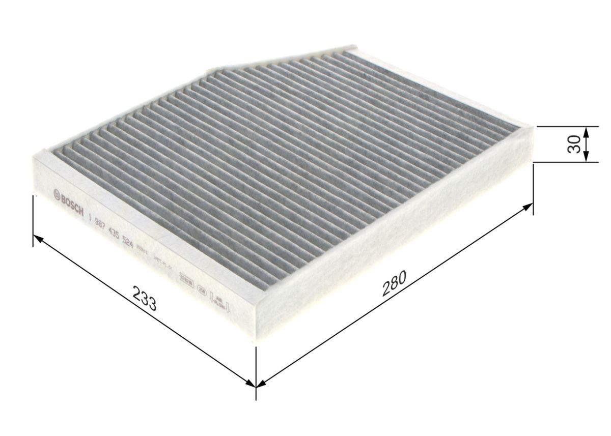 Filtro de aire de cabina BOSCH 1 987 435 524 para Ford Transit V363