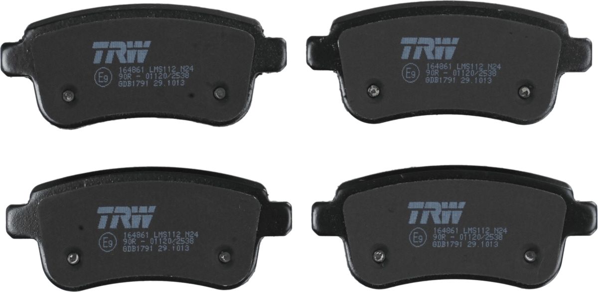 Pastillas de freno de disco TRW GDB1791 para Renault Clio V