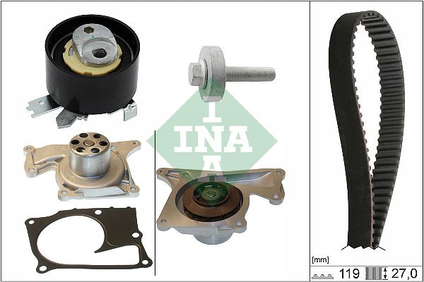 Kit de bomba de agua y correa de distribución INA 530 0843 30 para Mercedes-Benz Clase A (V177) 2018-