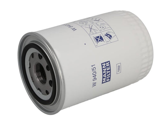 Filtro hidráulico MANN-FILTER W 940/51 para Fendt F