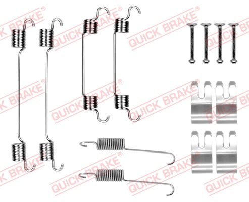 Kit de accesorios de balatas de freno QUICK BRAKE 105-0076 para Renault Captur I