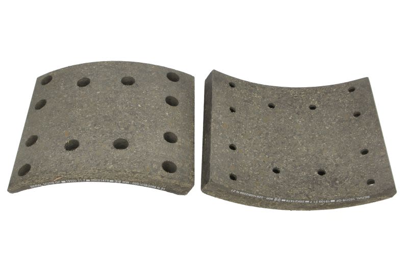 Kit de balatas de freno de tambor BERAL KBL19109.9-1637 para Iveco Trakker I