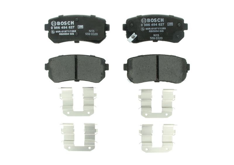 Pastillas de freno de disco BOSCH 0 986 494 627 para Hyundai Accent III