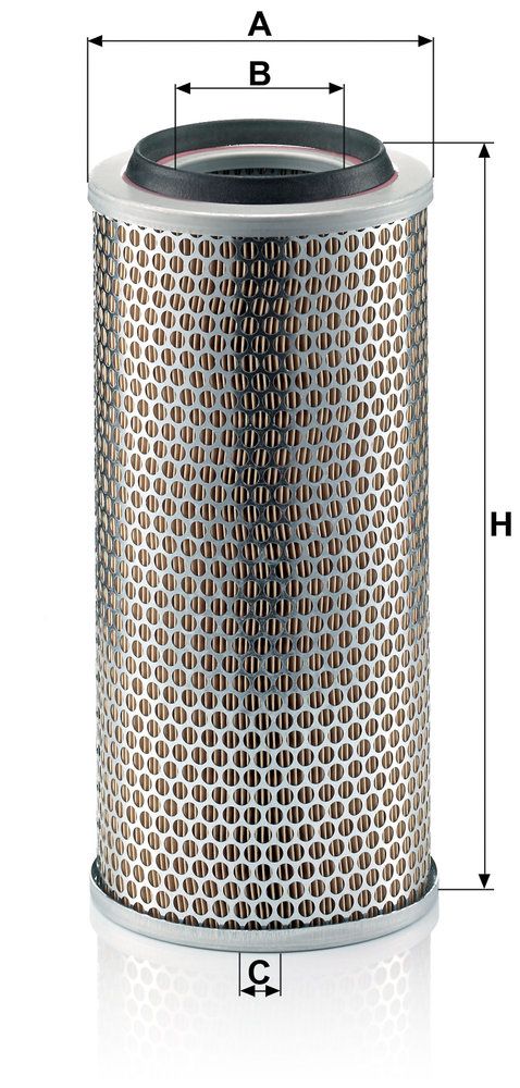 Filtro de aire MANN-FILTER C 17 225/3 para Fendt 2 D Farme