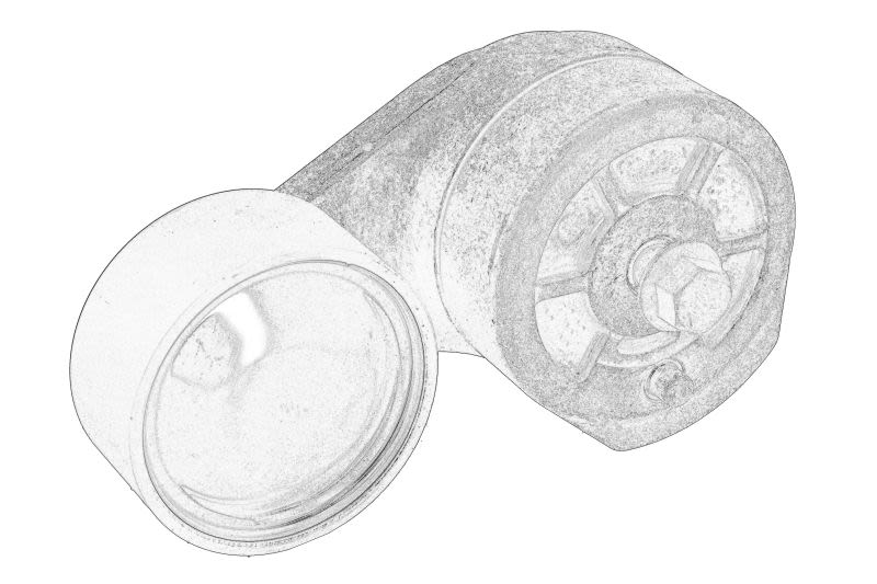 Palanca tensora de correa multicanal OE PERKINS T411130-PER para Caterpillar 320D2