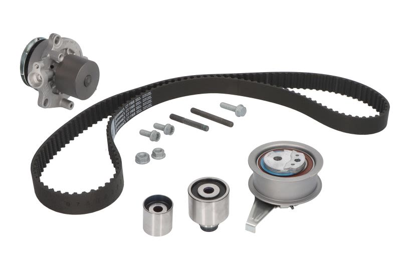 Kit de bomba de agua y correa de distribución HEPU PK06690M para Audi A3