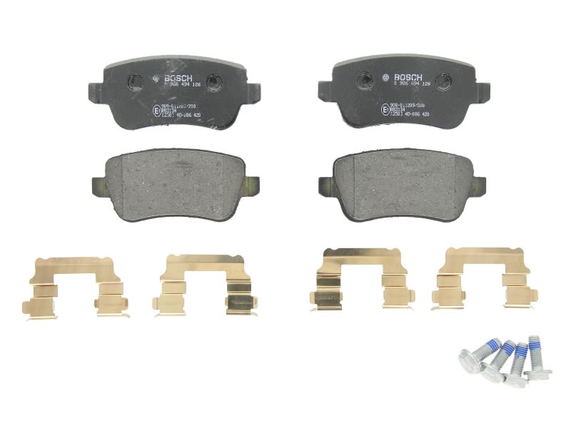 Pastillas de freno de disco BOSCH 0 986 494 126 para Fiat Crom