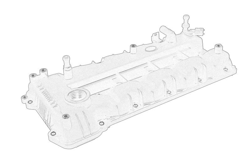 Tapa de balancines OE HYUNDAI 224102A600 para KIA RIO III