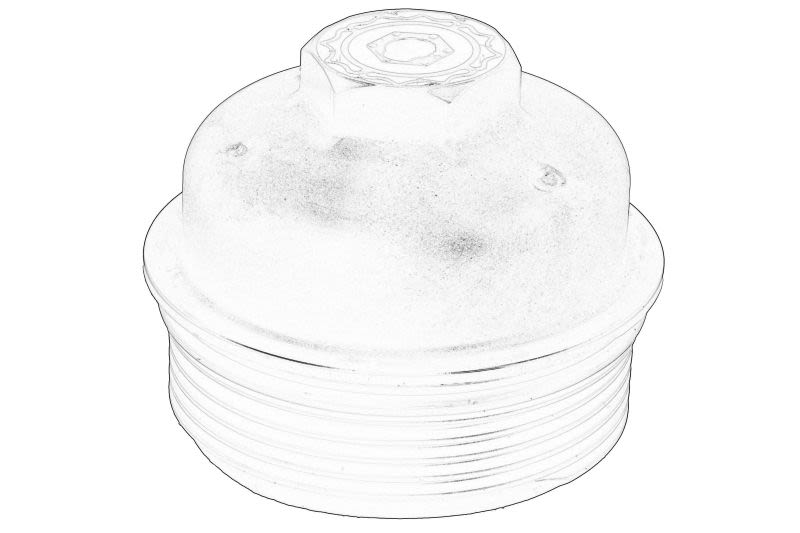 Carcasa de filtro de aceite OE VW 03N 115 433A para Audi A3