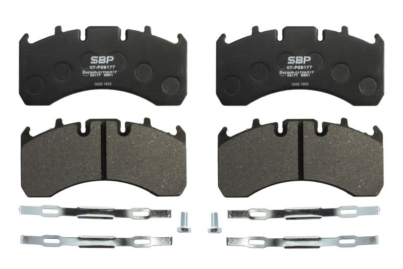 Pastillas de freno de disco SBP 07-P29177 para Volvo FM