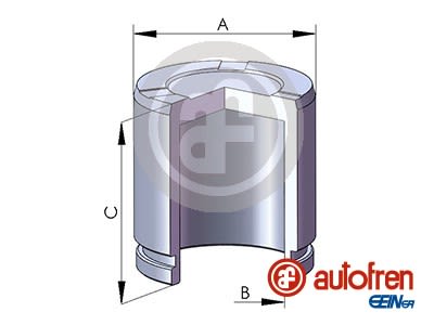 Pistón de cáliper de freno AUTOFREN SEINSA D025781 para Mercedes-Benz Clase G (W461) 1989-
