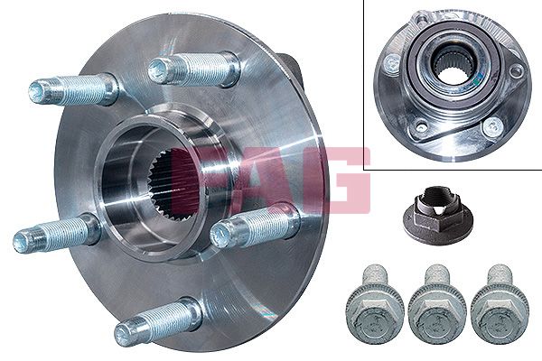 Rodamiento de rueda FAG 713 6449 30 para Opel Insignia A