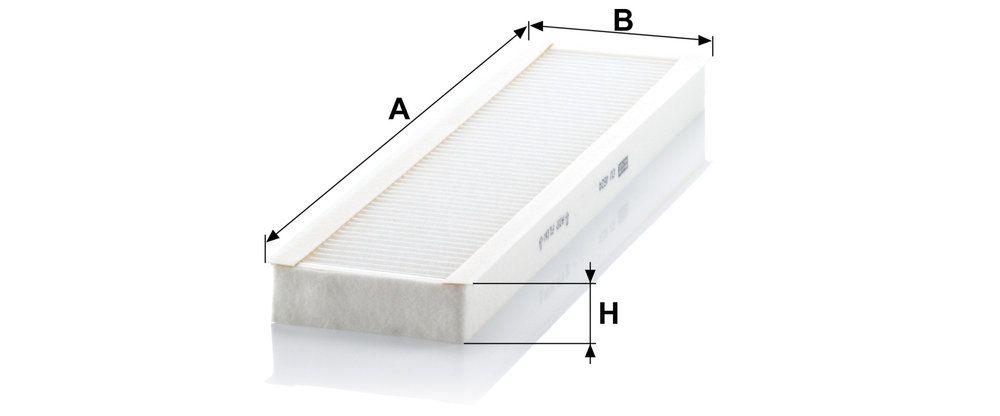 Filtro de aire de cabina MANN-FILTER CU 4624 para Mini (R52) 1.4/1.4D/1.6