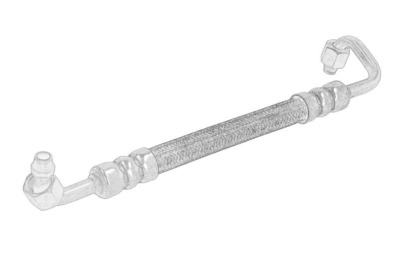 Línea de aceite de turbocompresor OE IVECO 504022255 para Iveco Eurost
