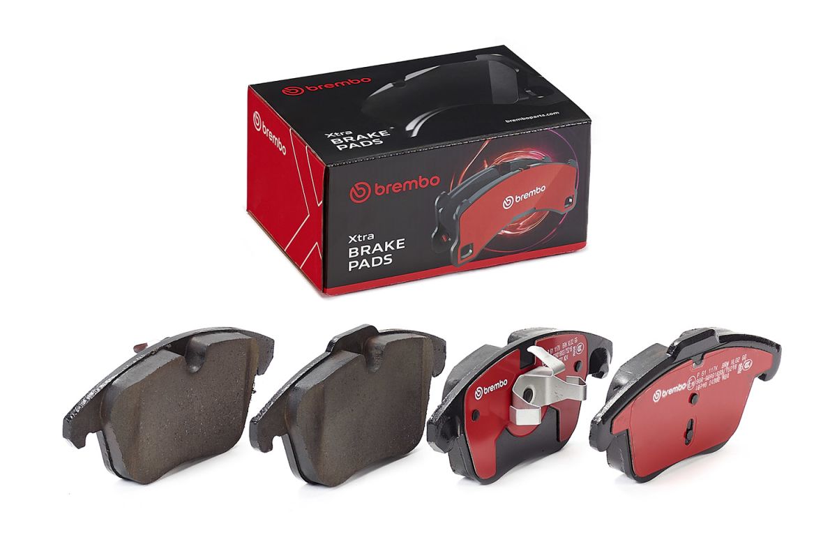 Pastillas de freno de disco BREMBO P 61 117X para Citroen C4 II