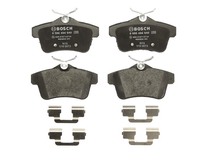 Pastillas de freno de disco BOSCH 0 986 494 640 para Citroen C4 II