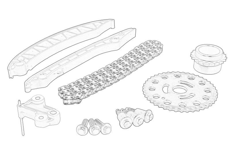 Kit de cadena de distribución OE RENAULT 13 0C 178 33R para Nissan Navara NP300