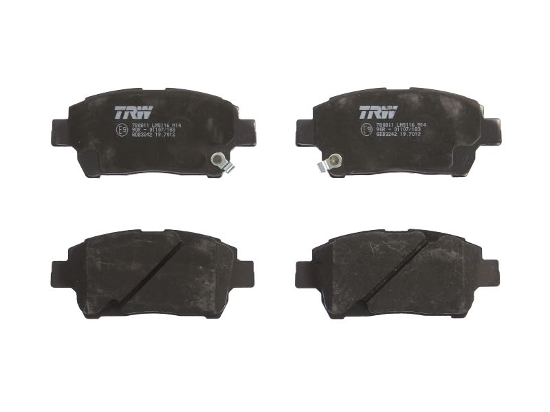 Pastillas de freno de disco TRW GDB3242 para Toyota Yaris