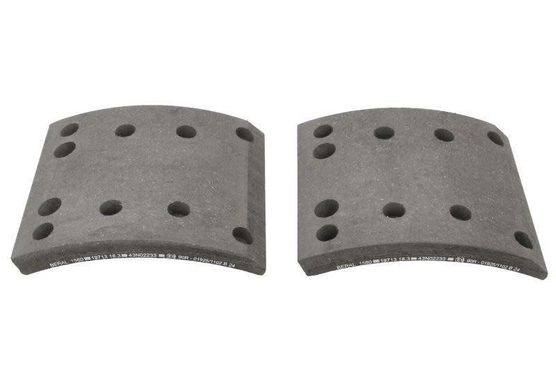 Kit de balatas de freno de tambor BERAL KBL19713.1-1560 para Mercedes-Benz Atego