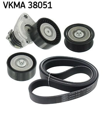 Juego de correa multinervada SKF VKMA 38051 para Mercedes-Benz Clase C (C204) 2011-